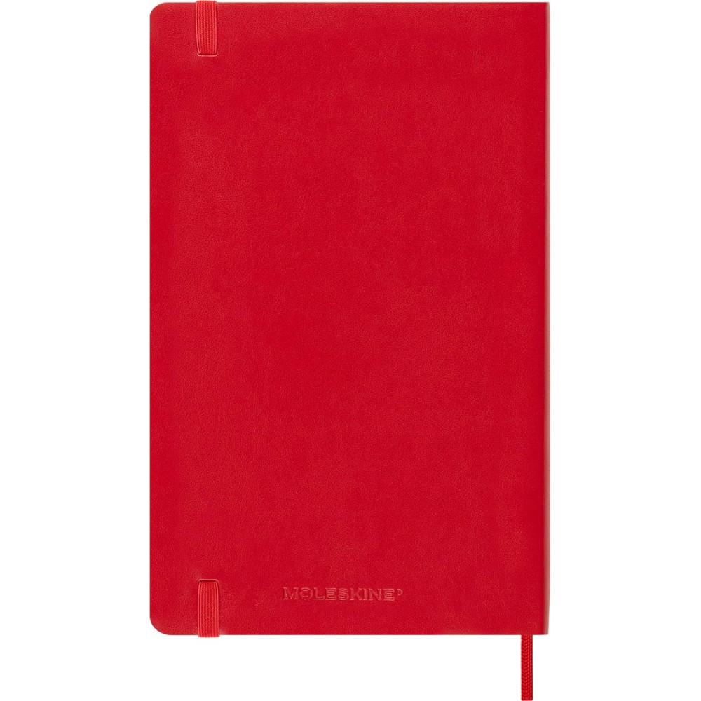 Weekly planner 2025/2026 L - Moleskine - Scarlet Red, soft cover