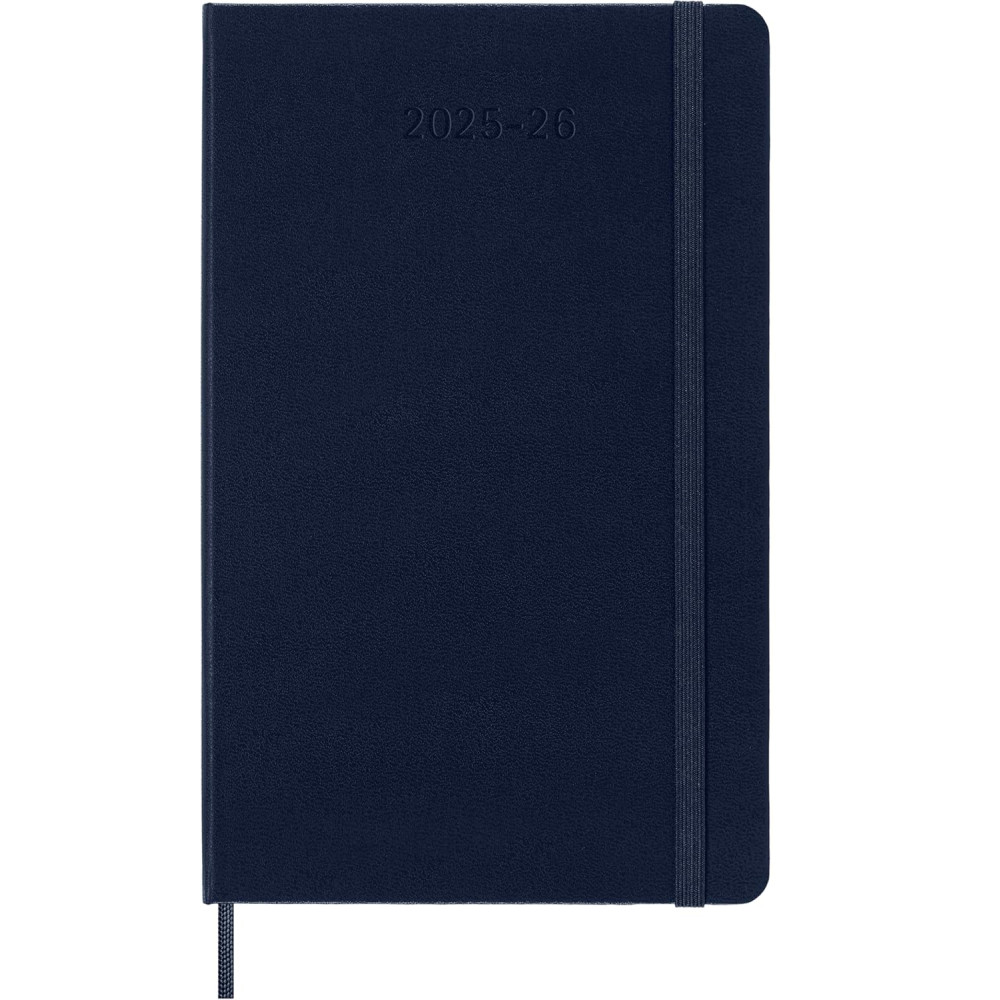 Weekly planner 2025/2026 L - Moleskine - Sapphire Blue, hard cover