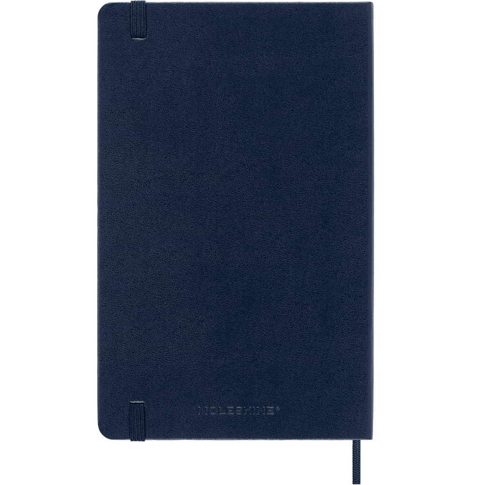 Kalendarz tygodniowy 2025/2026 L - Moleskine - Sapphire Blue, twarda okładka