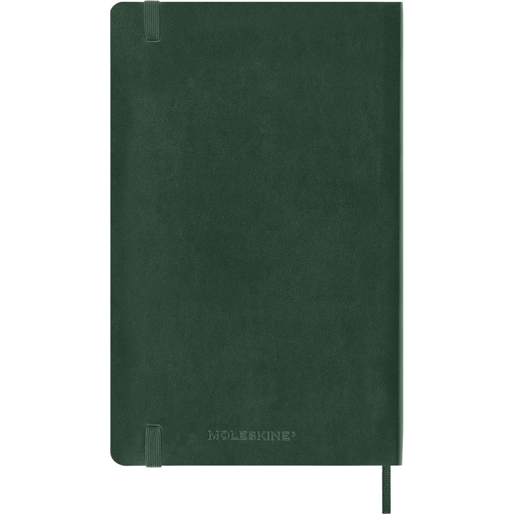 Kalendarz tygodniowy 2025/2026 L - Moleskine - Myrtle Green, miękka okładka