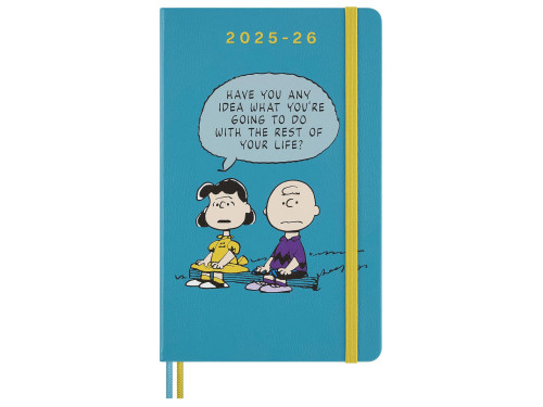 Weekly planner 2025/2026 Peanuts Charlie & Lucy L - Moleskine - hard cover