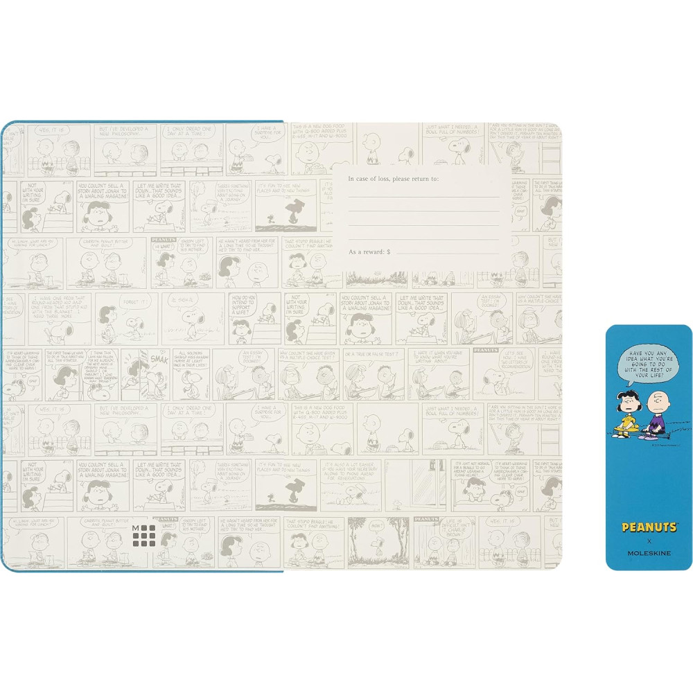 Weekly planner 2025/2026 Peanuts Charlie & Lucy L- Moleskine - hard cover
