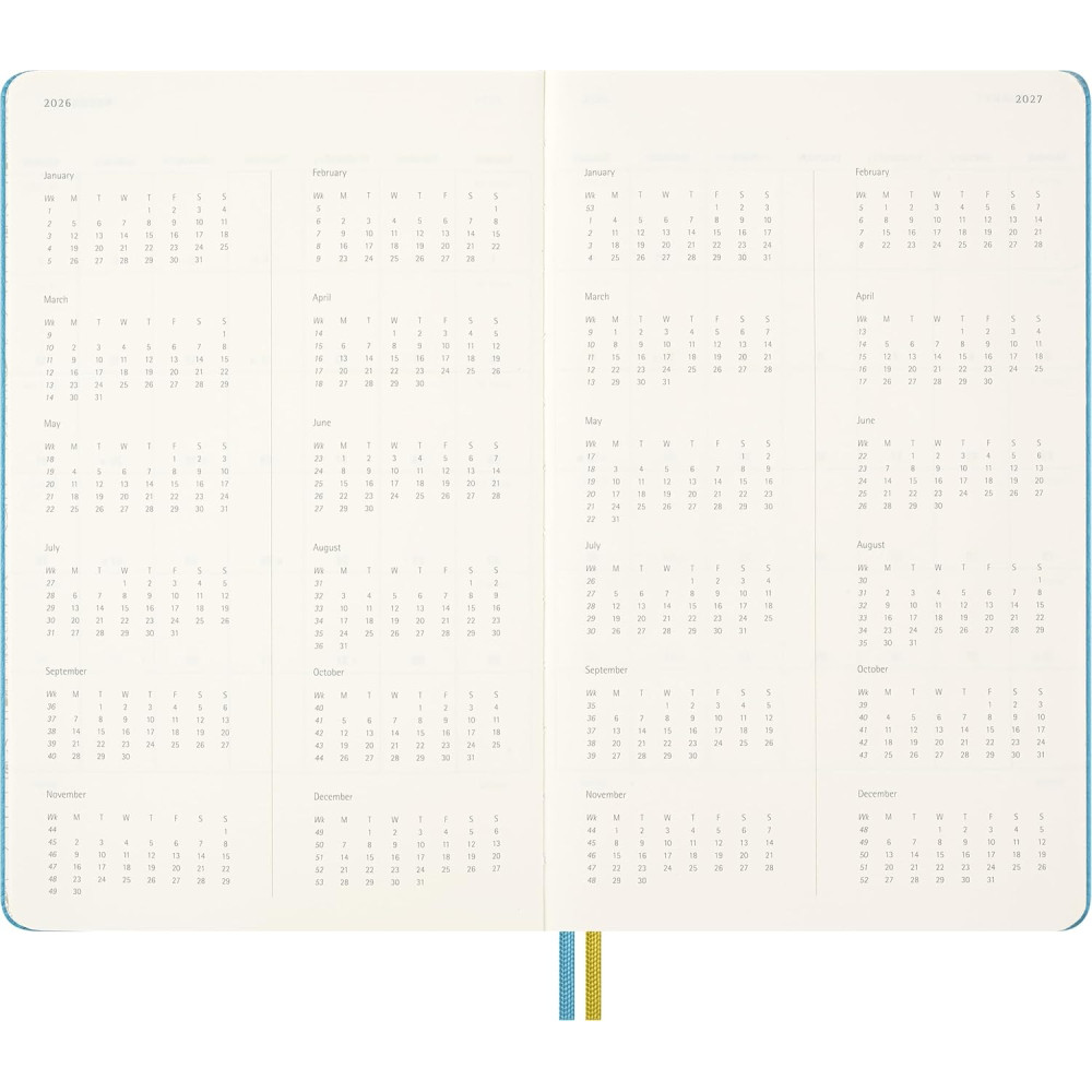 Weekly planner 2025/2026 Peanuts Charlie & Lucy L- Moleskine - hard cover