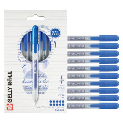 Set of Gelly Roll Classic Gel pens - Sakura - Blue, 0,40 mm, 10 pcs.