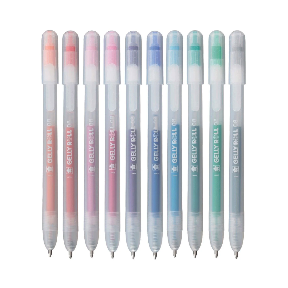 Set of Gelly Roll Stardust pens - Sakura - 0,45 mm, 10 pcs.