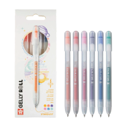 Set of Gelly Roll Stardust pens - Sakura - 0,45 mm, 6 pcs.
