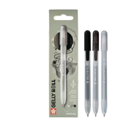 Set of Special Gelly Roll Gel 3B pens - Sakura - 0,45 mm, 3 pcs.