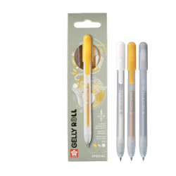 Set of Special Gelly Roll Gel 3A pens - Sakura - 0,45 mm, 3 pcs.