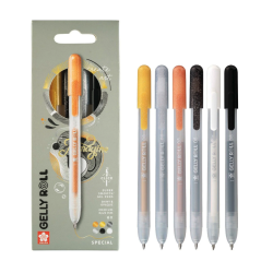Set of Special Gelly Roll Gel pens - Sakura - 0,45 mm, 6 pcs.