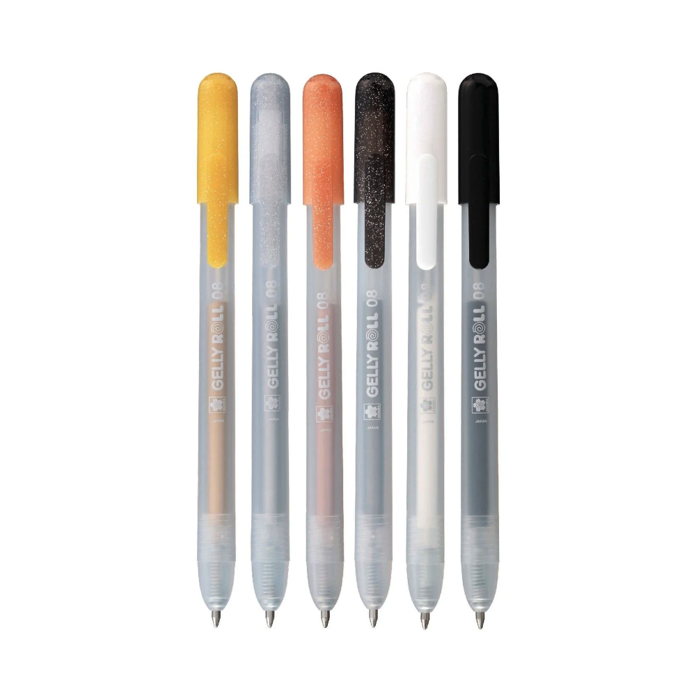 Set of Special Gelly Roll Gel pens - Sakura - 0,45 mm, 6 pcs.