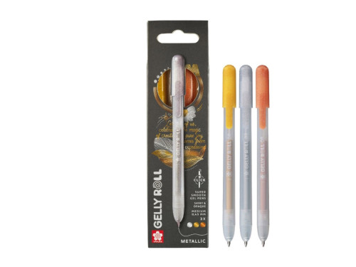 Set of Gelly Roll Metallic pens 3B - Sakura - 0,45 m, 3 pcs.