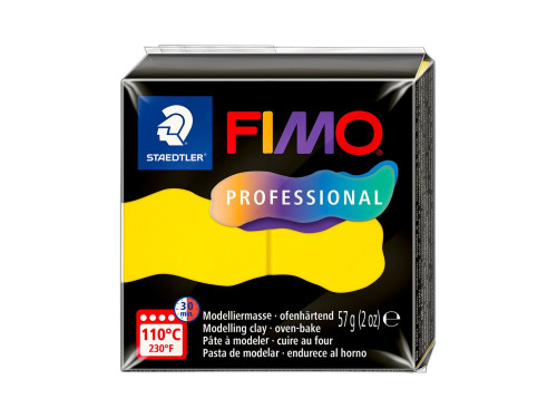 Masa termoutwardzalna Fimo Professional - Staedtler - żółta, 57 g