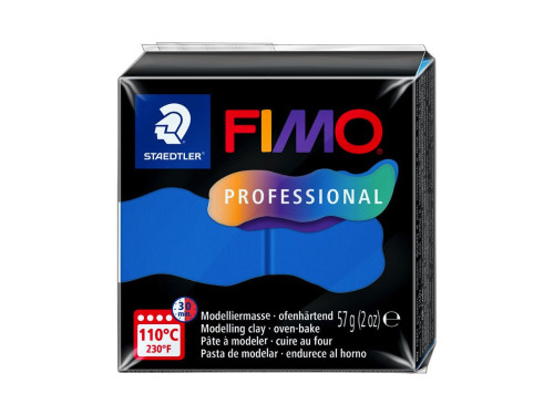 Masa termoutwardzalna Fimo Professional - Staedtler - niebieska, 57 g