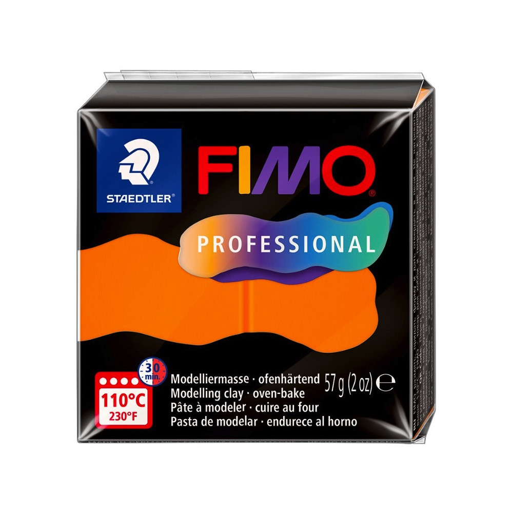 Masa termoutwardzalna Fimo Professional - Staedtler - pomarańczowa, 57 g