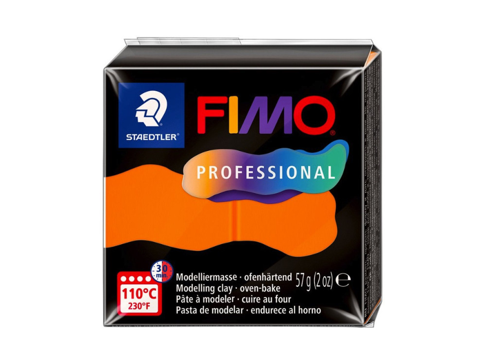 Masa termoutwardzalna Fimo Professional - Staedtler - pomarańczowa, 57 g