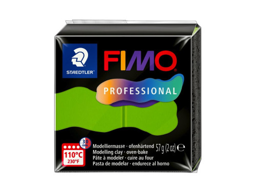 Masa termoutwardzalna Fimo Professional - Staedtler - jasnozielona, 57 g