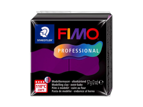 Masa termoutwardzalna Fimo Professional - Staedtler - fioletowa, 57 g