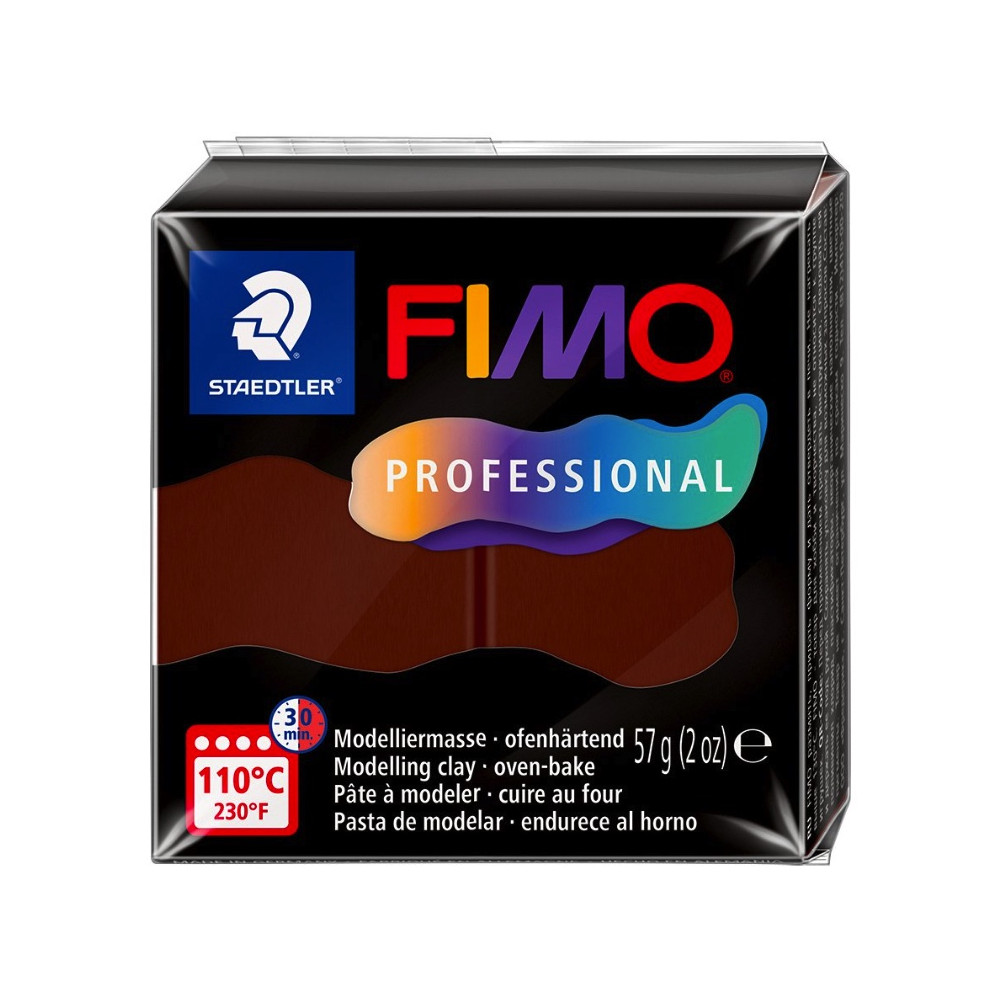Masa termoutwardzalna Fimo Professional - Staedtler - czekoladowa, 57 g