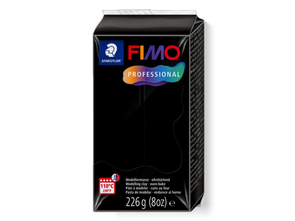 Masa termoutwardzalna Fimo Professional - Staedtler - czarna, 226 g