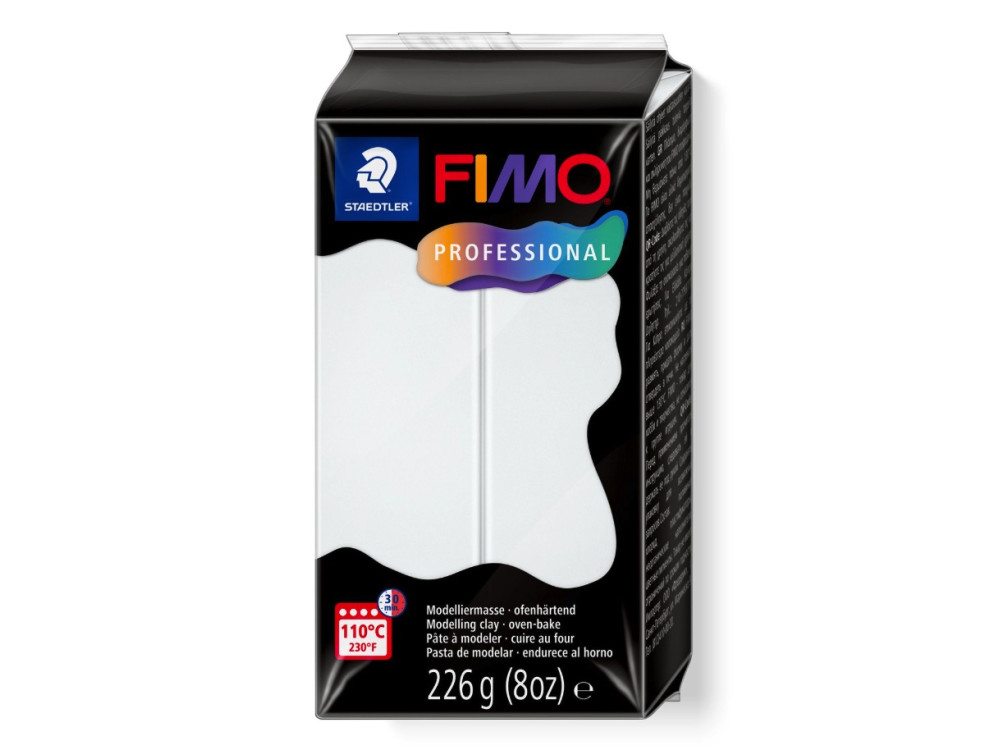 Masa termoutwardzalna Fimo Professional - Staedtler - biała, 226 g