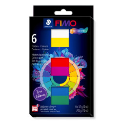 Fimo Professional True Colors modelling clay - Staedtler - 6 x 57 g