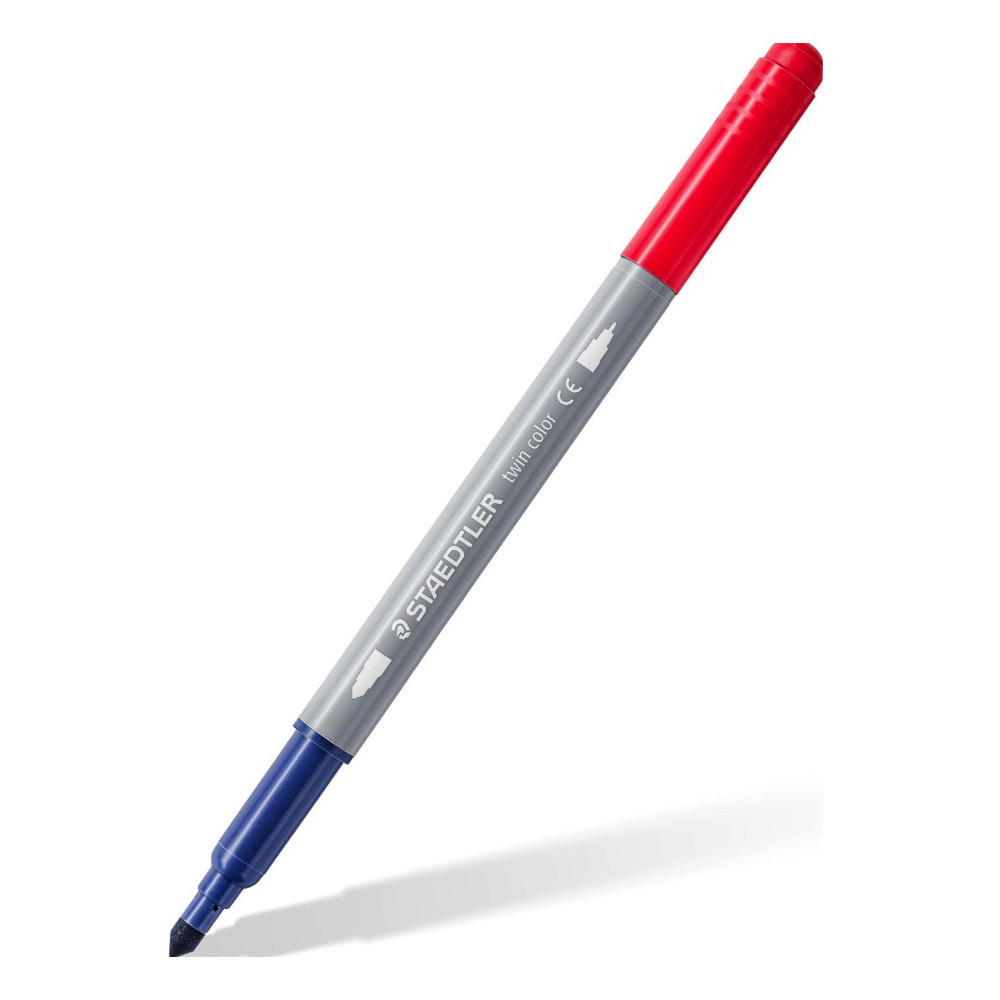 Set of double-sided Twin Color pens - Pentel - light, 6 pcs.