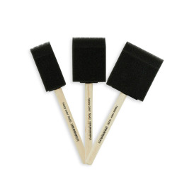 Sponge-tip stippling brush set - Happy Color - 3 pcs.