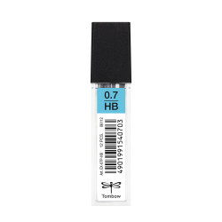 Mechanical pencil lead refills, 0,7 mm - Tombow - HB, 12 pcs.