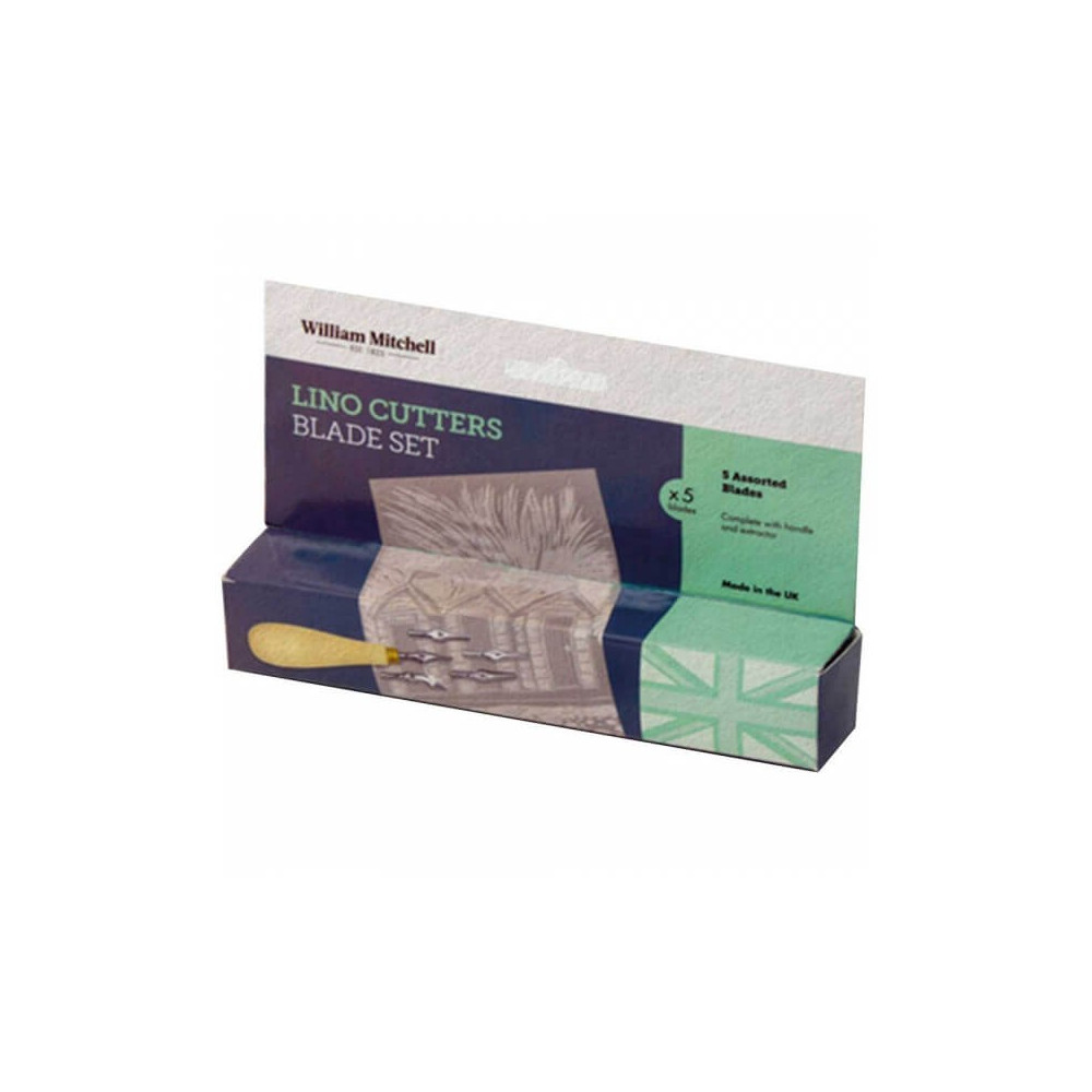 Lino Cutters set - William Mitchell - 6 pcs.