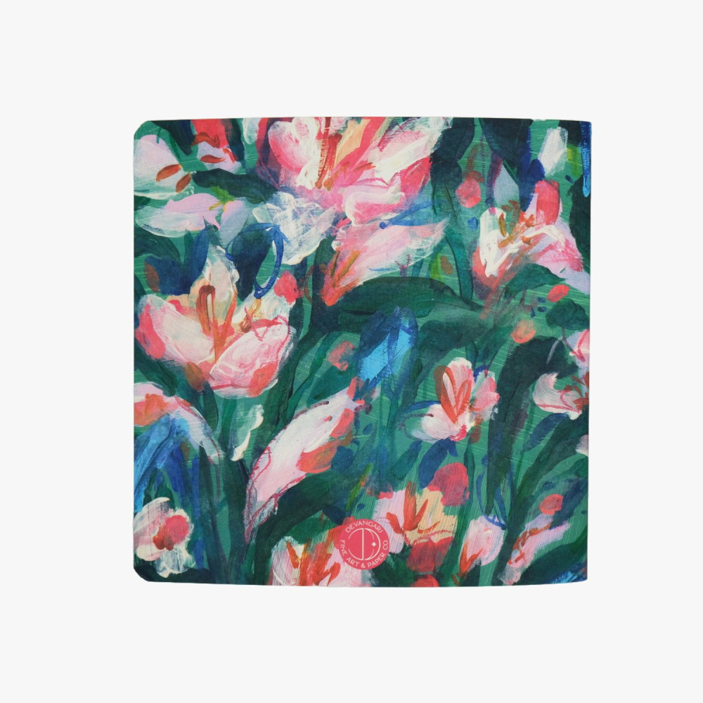 Szkicownik mix media Spring Flowers 20 x 20 cm - Devangari - 250 g/m2