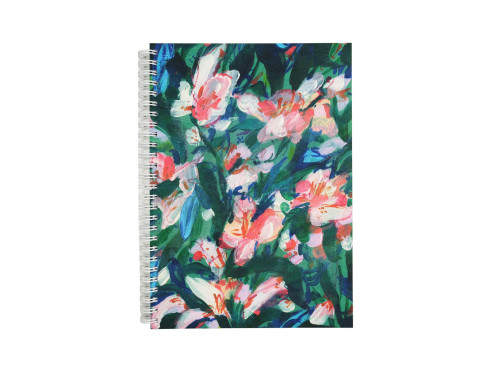 Kołozeszyt w kropki Spring Flowers B5 - Devangari - miękka okładka, 120 g/m2