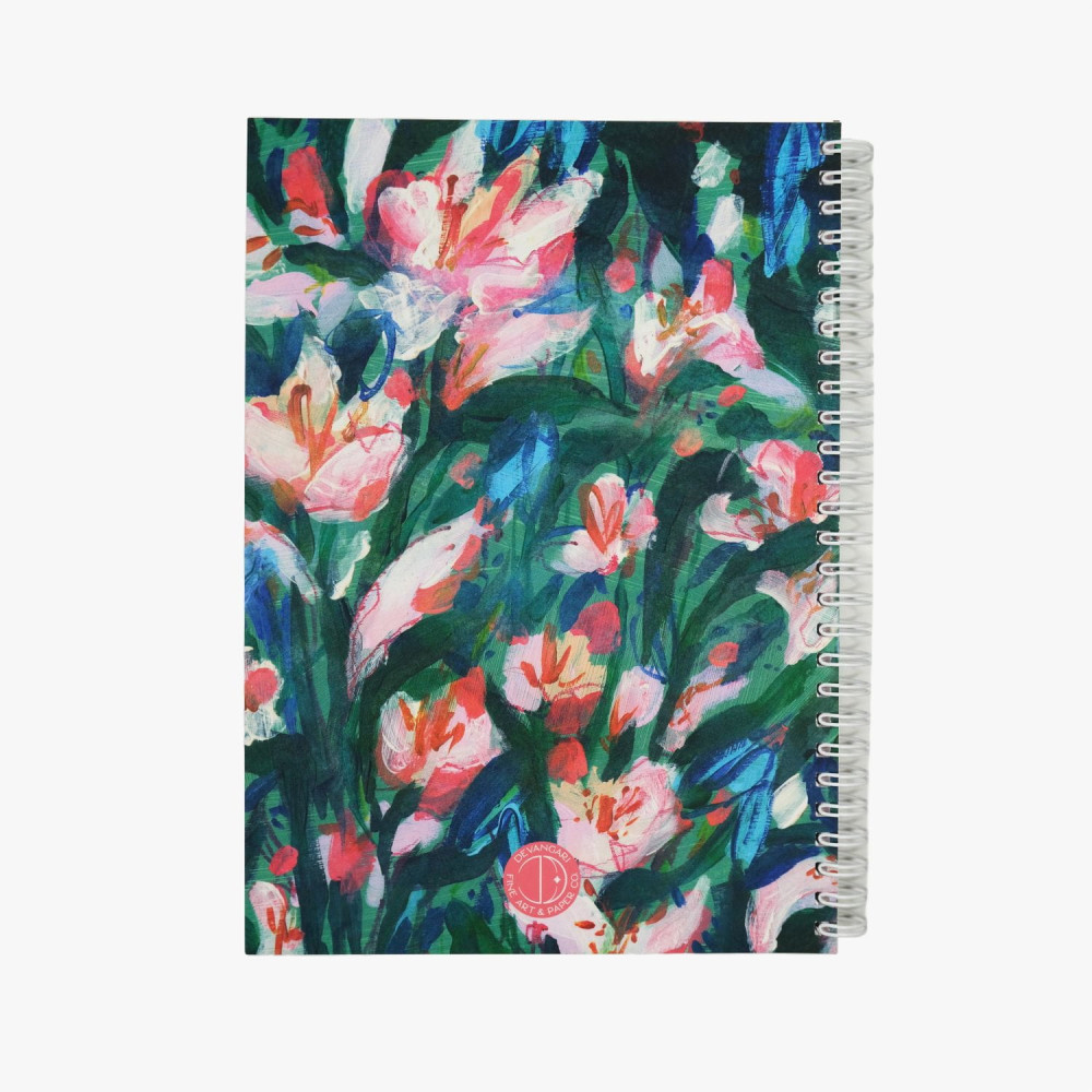 Kołozeszyt w kropki Spring Flowers B5 - Devangari - miękka okładka, 120 g/m2