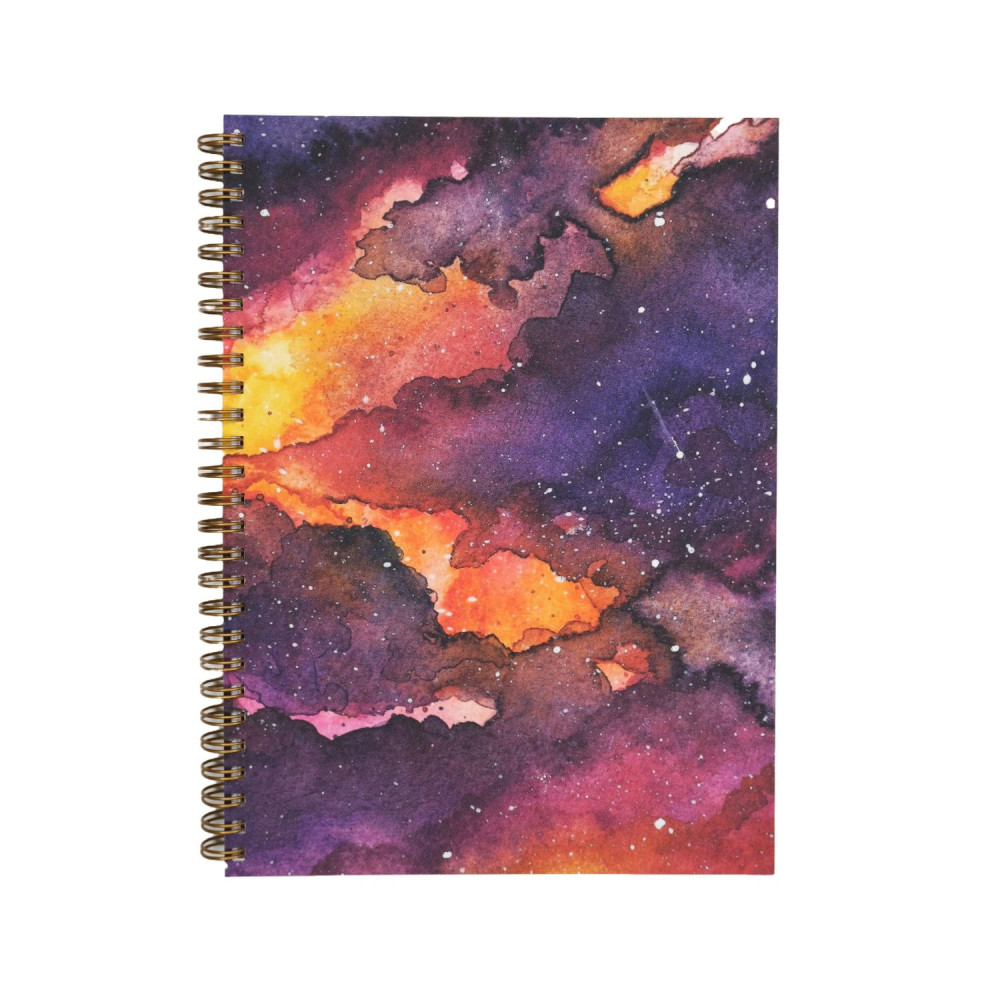 Kołozeszyt w kropki Sunset Galaxy B5 - Devangari - miękka okładka, 120 g/m2