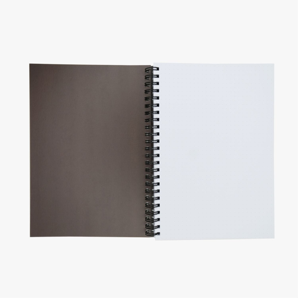 Spiral dotted notebook Vintage Poem B5 - Devangari - softcover, 120 g/m2