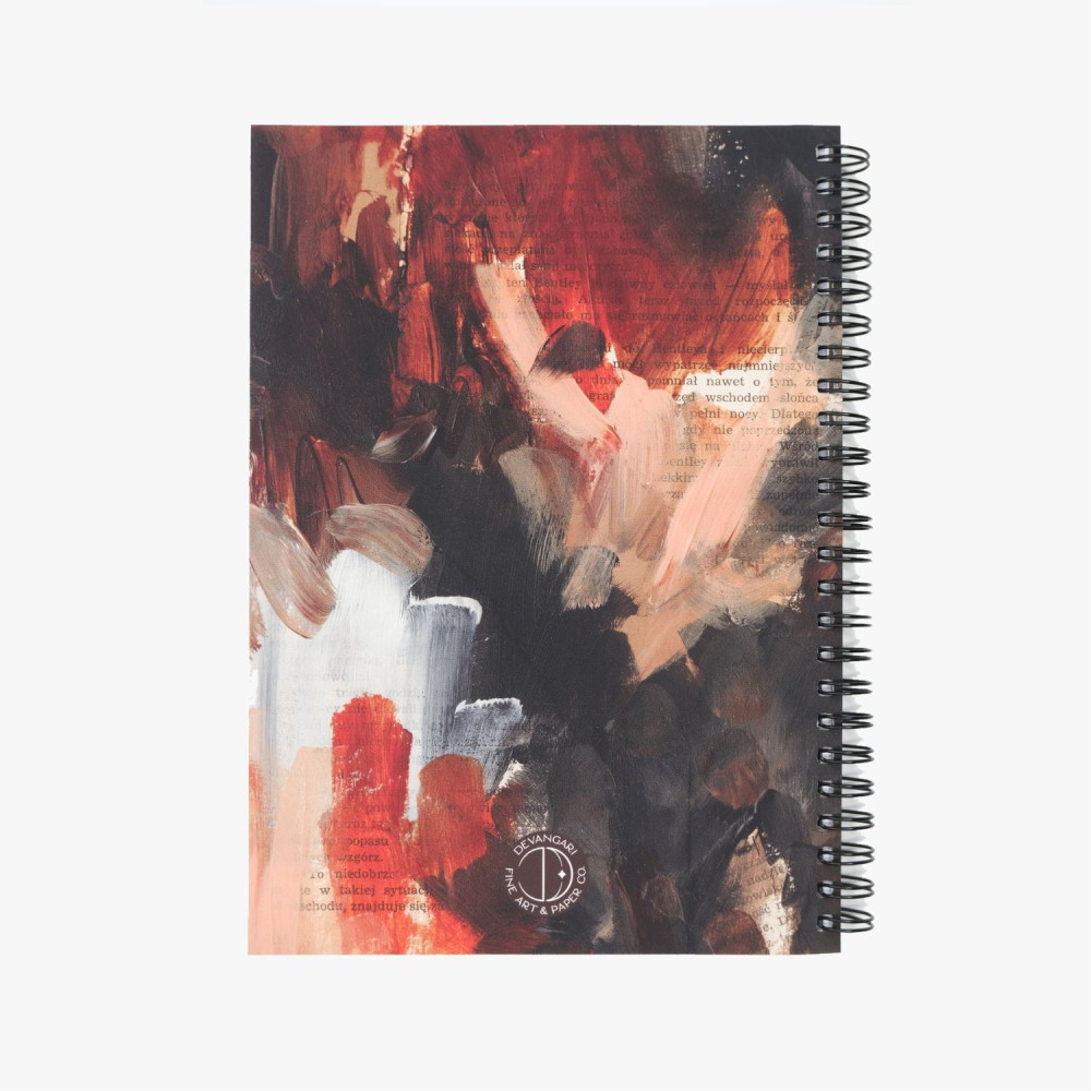 Spiral dotted notebook Vintage Poem B5 - Devangari - softcover, 120 g/m2