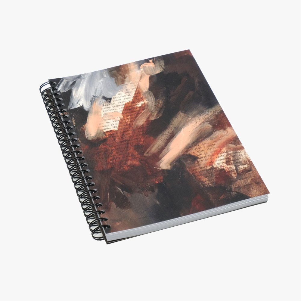 Spiral dotted notebook Vintage Poem B5 - Devangari - softcover, 120 g/m2