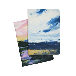 Set of dotted notebooks Serenity & Baltic A5 - Devangari - softcover, 120 g/m2, 2 pcs.