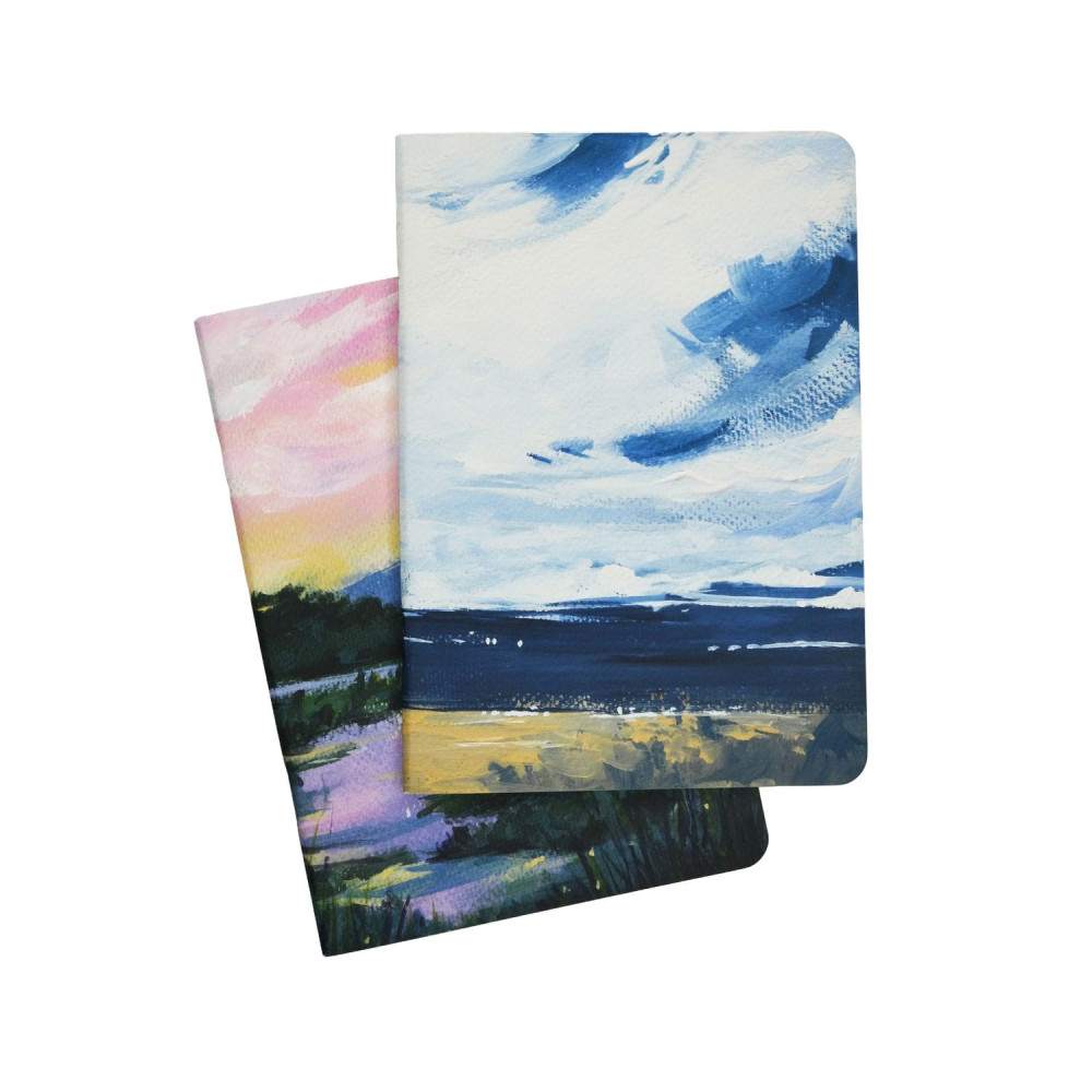 Set of dotted notebooks Serenity & Baltic A5 - Devangari - softcover, 120 g/m2, 2 pcs.