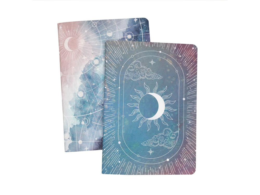 Zestaw zeszytów w kropki Celestial i Universe A5 - Devangari - 2 szt.