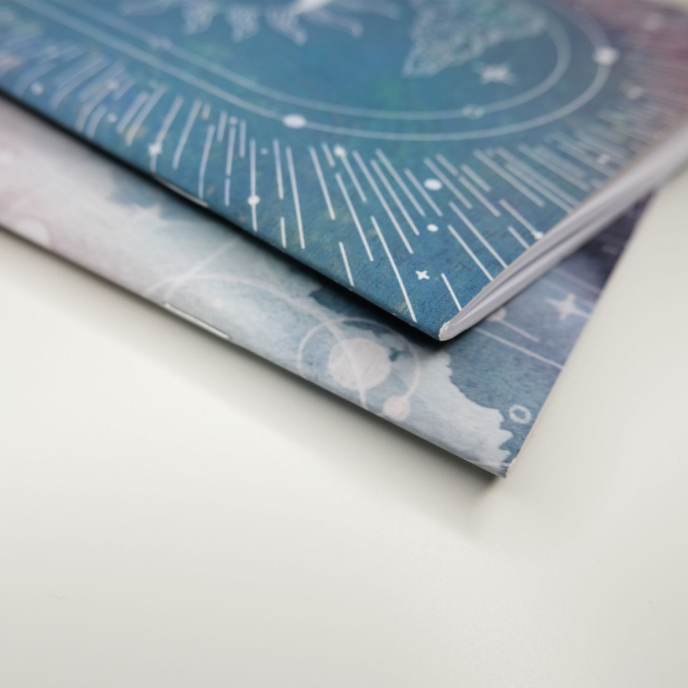 Set of dotted notebooks Celestial & Universe A5 - Devangari - softcover, 120 g/m2, 2 pcs.