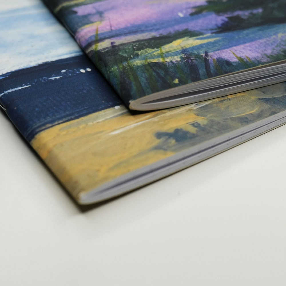 Set of mini dotted notebooks Serenity & Baltic B7 - Devangari - softcover, 120 g/m2, 2 pcs.