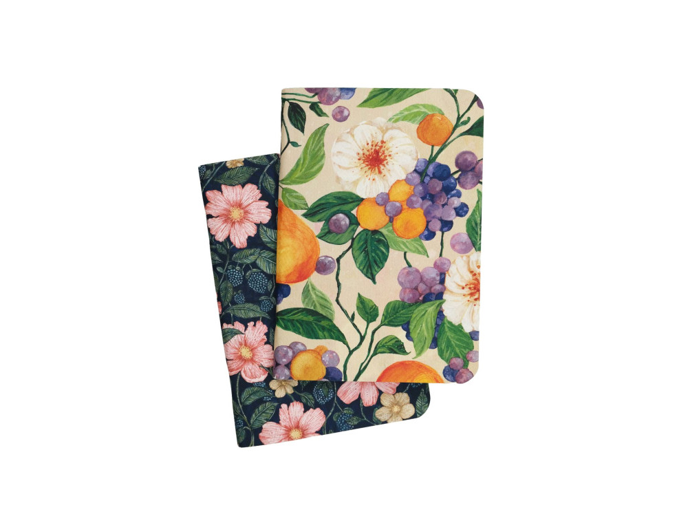 Set of mini dotted notebooks Blooming Orchard & Enchanted Garden B7 - Devangari - softcover, 120 g/m2, 2 pcs.
