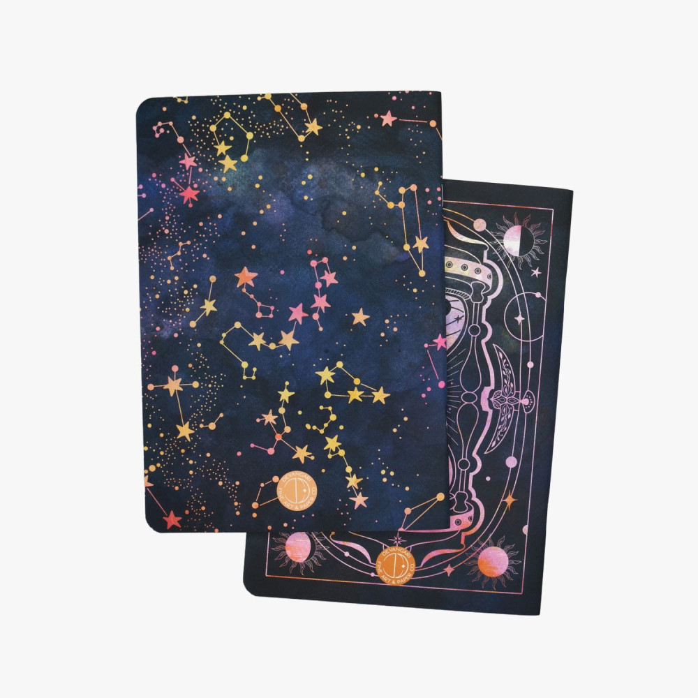 Set of dotted notebooks Shimmering & Mystery B5 - Devangari - softcover, 120 g/m2, 2 pcs.