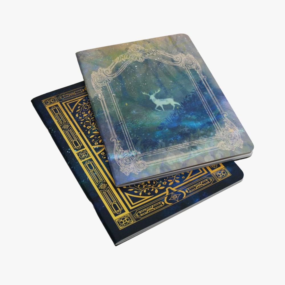 Set of dotted notebooks Forest & Book of Wonders B5 - Devangari - softcover, 120 g/m2, 2 pcs.