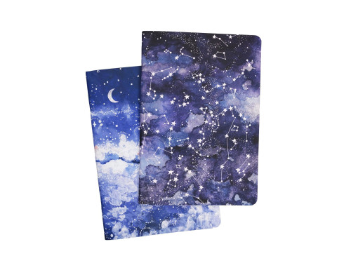 Zestaw zeszytów w kropki Night Sky i Milky Way B5 - Devangari - 2 szt.