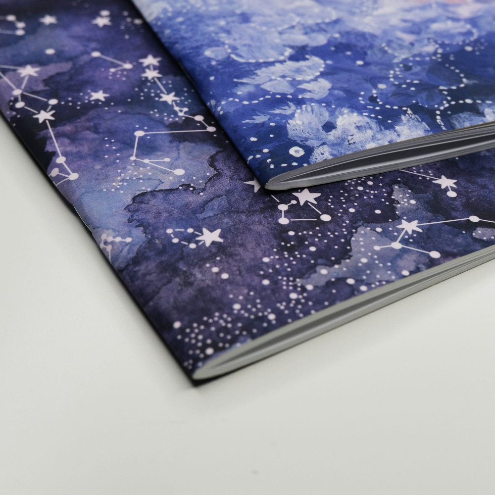 Set of dotted notebooks Night Sky & Milky Way B5 - Devangari - softcover, 120 g/m2, 2 pcs.