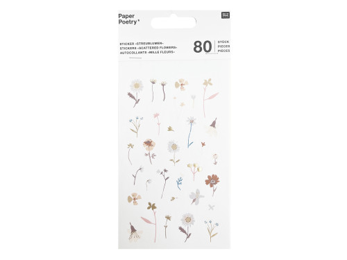 Scattered Flowers stickers - Rico Design - 80 pcs.