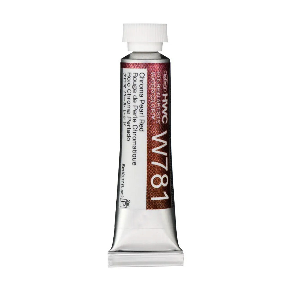 Farba akwarelowa Artists’ Watercolor - Holbein - Chroma Pearl Red, 5 ml