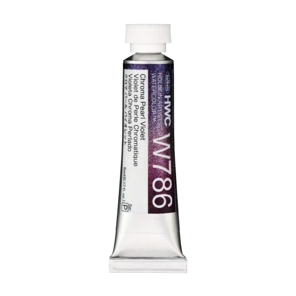 Farba akwarelowa Artists’ Watercolor - Holbein - Chroma Pearl Violet, 5 ml