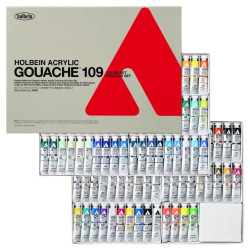 Set of Acryla Gouache paints - Holbein - 109 colors x 20 ml